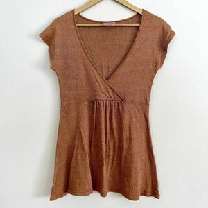 Michael Stars Faux Wrap Top